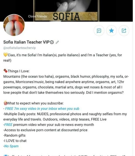 Sofiaitalianteacherfree photo 1